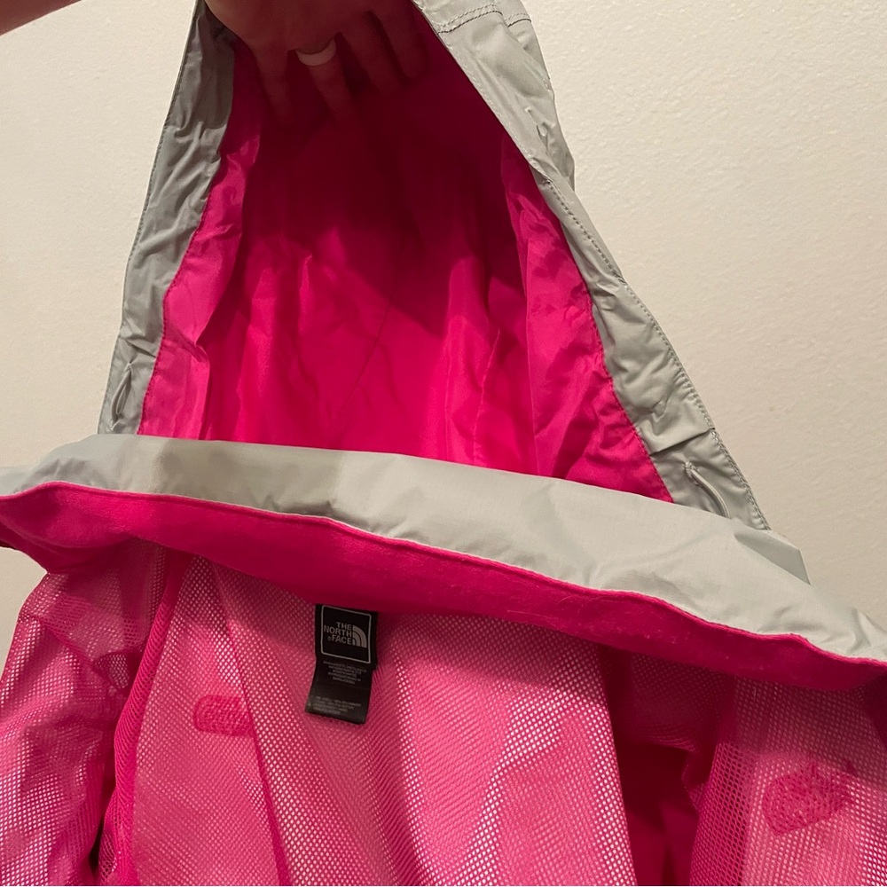 The North Face Pink Grey Ribbon Resolve Jacket Women's - Picture 9 of 15